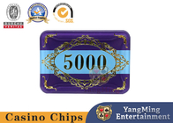 Customized Two Layer Acrylic Casino Chips Set 760 Piece