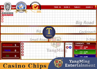 Genuine Gambling Dragon Tiger  Electronic Waybill Software Poker Table System