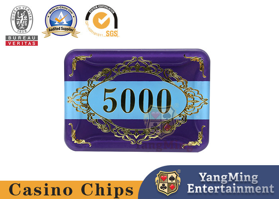 Customized Two Layer Acrylic Casino Chips Set 760 Piece