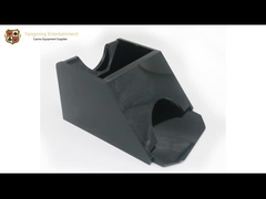 حذاء تاجر طاولة بوكر فاخر مكون من طابقين من الأكريليك باللون الأسود