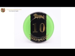 800 قطعة طاولة باكارات من الأكريليك RFID كازينو بوكر تشيب مجموعة معرف بلاستيك كريستالي قابل للتخصيص