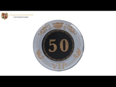 مجموعة من 760 قطعة من رقائق باكارات للعبة البوكر مع طباعة شاشة كريستال أكريليك UV مارك