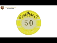 ماكاو ثلاث طبقات كريستال أكريليك كازينو البوكر تشيب مجموعة 760 قطعة الذهب ختم الأشعة فوق البنفسجية