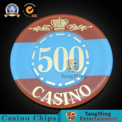 Crown Chip Invisible Casino Poker Chips Anti Counterfeiting