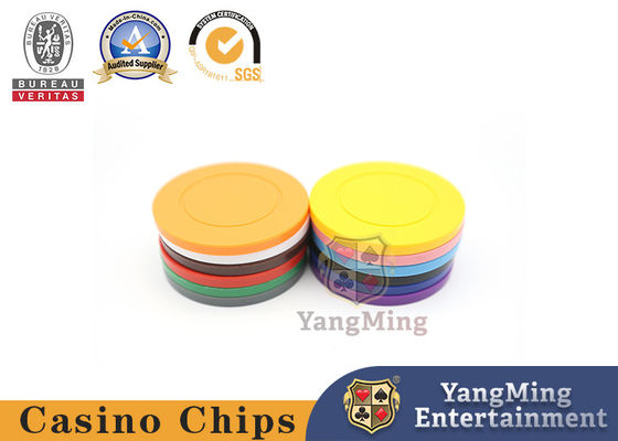 12g ABS Plastic Multicolor Monogrammed Poker Chips