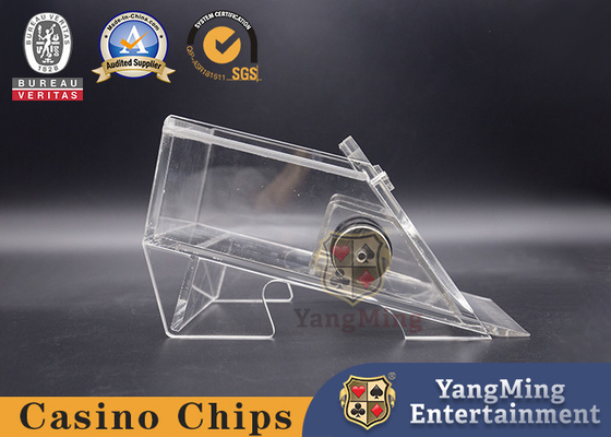 شراء 2 أزواج من حذاء تاجر بطاقات أكريليك شفاف Niuniu Texas Black Jack Poker Table Game التصنيع عبر الإنترنت