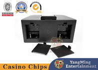 Baccarat Texas Poker Shuffle Machine 4 Pairs Black Plastic Casino Card Shuffle Machine