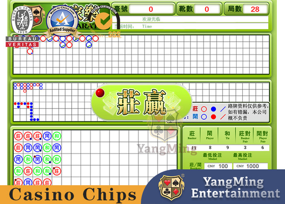 شراء Baccarat الصينية والإنجليزية نظام بوليصة الشحن برنامج كازينو لعبة البوكر طاولة ألعاب العرض التصنيع عبر الإنترنت