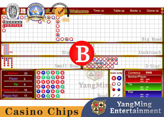 شراء تقوم الشركة المصنعة بتطوير نظام برمجيات Baccarat Poker Table الأصلي في الموقع التصنيع عبر الإنترنت