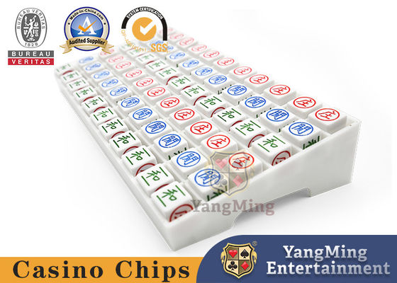 شراء 66 قطعة أكسسوارات ألعاب الكازينو أكريليك ABS بلاستيك محفورة باكارا ديو لعبة بوكر التصنيع عبر الإنترنت