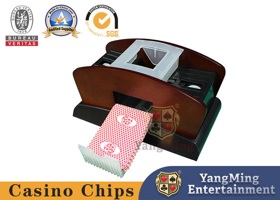شراء 1 - 2 طابق خشب بطاقة البوكر أوتوماتيكية مزج والمزدوج استخدام بطاقات اللعب التصنيع عبر الإنترنت