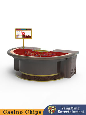 شراء بيع بالجملة طاولة قمار باكارا نصف جولة باكارا Texas Hold'em طاولة بوكر التصنيع عبر الإنترنت