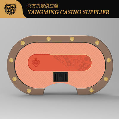 شراء المصنع المخصص المعدنية بيضاوية المضرب Texas Hold'em طاولة لعبة البوكر كازينو فندق Texas Hold'em طاولة لعبة البوكر يمكن تصميمها التصنيع عبر الإنترنت