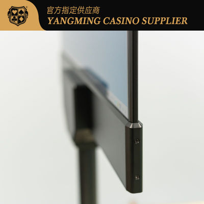 شراء برنامج طاولة Baccarat Casino نحيف للغاية مقاس 27 بوصة مع شاشة عرض مزدوجة الجوانب باللون الذهبي التصنيع عبر الإنترنت