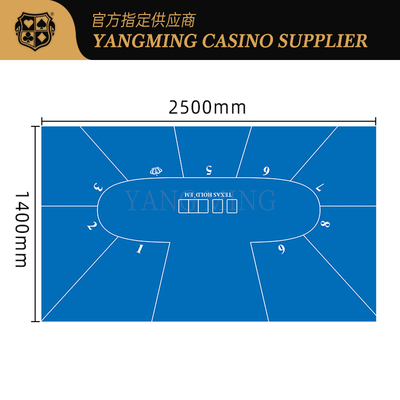 شراء 9-Player Poker Felt Table Cloth – Custom Texas Hold'em Surface التصنيع عبر الإنترنت