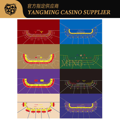 شراء Casino Baccarat Tablecloth 9 Player Poker Table Game Can Be Designed And Customized التصنيع عبر الإنترنت