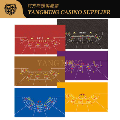 شراء Custom Design Casino Roulette Layout On Waterproof Table Cover For Casino Game التصنيع عبر الإنترنت