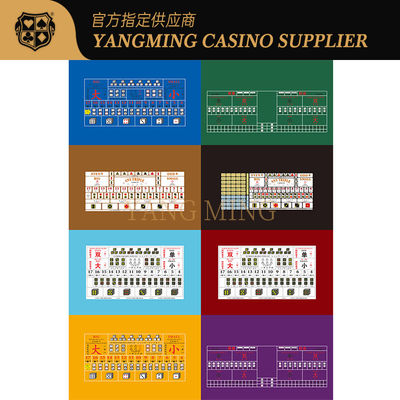 شراء Customizable Durable 100% Polyester Fabric For Sic Bo Casino Tables For Casino Game التصنيع عبر الإنترنت