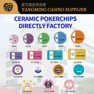 شراء Custom Ceramic Casino Chips – Professional Poker & Gaming Chips For Casino Game التصنيع عبر الإنترنت