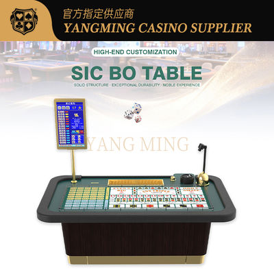 شراء Customizable Sic Bo Table – Premium Casino-Grade Dice Game Table For Sale التصنيع عبر الإنترنت