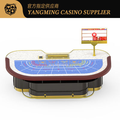 شراء Modern 10-Player Solid Wood Baccarat Poker Table Gambling Table Supplier التصنيع عبر الإنترنت