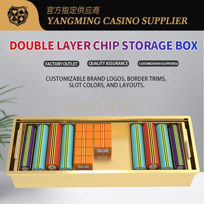 شراء Custom Metal Casino Chip Tray – Secure And Elegant Chip Storage التصنيع عبر الإنترنت