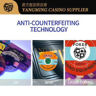 شراء High-Quality Acrylic Poker Chips – Customizable Casino Game Accessories التصنيع عبر الإنترنت