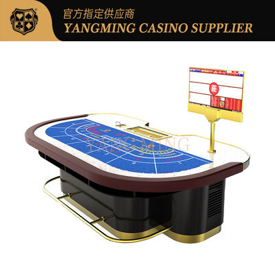 شراء Luxury Solid Wood Poker Table – High-End Baccarat Gaming Table التصنيع عبر الإنترنت
