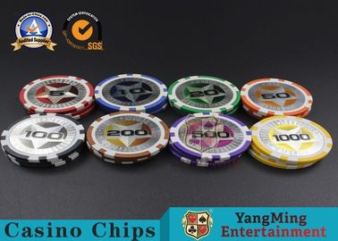 شراء تكساس هولدم 11.5 غرام كلاي تشيب كازينو باكارا لعبة طاولة ABS عملة رقاقة التصنيع عبر الإنترنت