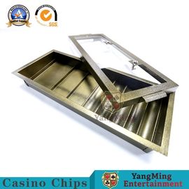شراء Mashup RFID Casino رقاقة معدنية صينية واحدة طبقة مزدوجة قفل 540 * 210mm التصنيع عبر الإنترنت