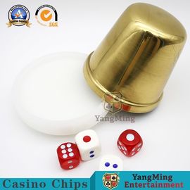شراء كازينو لعبة البوكر مخصصة النرد شاكر كأس كازينو لعبة اكسسوارات الحديد + مادة الاكريليك التصنيع عبر الإنترنت