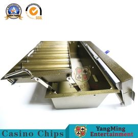 شراء علبة رقاقة كازينو مزدوجة الطوابق للمقامرة 68x21x8cm رمز الدائرة الكاملة التصنيع عبر الإنترنت