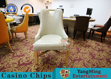 شراء مقعد مبطن Baccarat VIP Poker Gaming Desk Chair / Metal Dining Chair التصنيع عبر الإنترنت