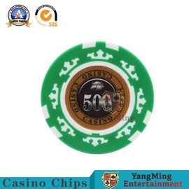شراء 45mm كازينو الماس بوكر رقائق مجموعات تكساس هولدم إم بوكر 13.5 / G كلاي المركب مع المعادن الداخلية التصنيع عبر الإنترنت