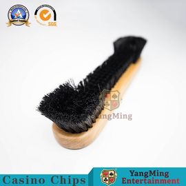 شراء اكسسوارات الكازينو المحمولة لعبة البوكر الجدول تخطيط لون الخشب الروليت عجلة القماش فرشاة تنظيف الغبار التصنيع عبر الإنترنت