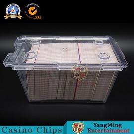 شراء 195 جرام كازينو لعبة اكسسوارات أكريليك بطاقات الناقل 8 سطح أوراق اللعب الأمن تجاهل حامل لطاولة القمار التصنيع عبر الإنترنت