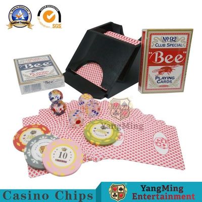 شراء Black Plastic Texas Hold'Em 1 Deck Card تاجر Niu Niu Taiwan Table Game التصنيع عبر الإنترنت