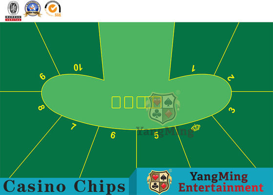 شراء مفرش مائدة مخصص من لعبة Texas Hold 'Em Club مفرش مائدة من البازلاء أخضر بيضاوي بوكر مفرش مائدة التنين النمر سميك مقاوم للماء التصنيع عبر الإنترنت