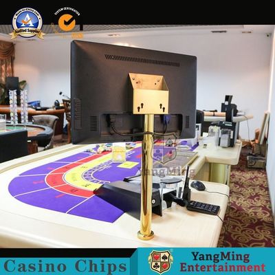 شراء شاشة عرض LCD عالية الدقة Poker Table Support Stand Holder Titanium Yellow Display Stand التصنيع عبر الإنترنت