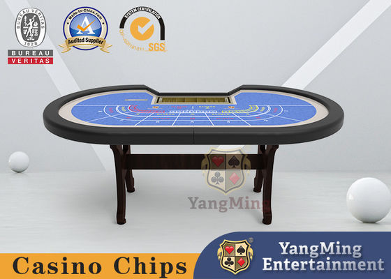 شراء MDF Board Gambling 8 Digit Folding Poker Table I على شكل H قدم التصنيع عبر الإنترنت