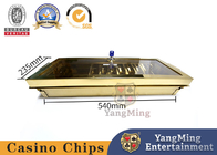Industrial Titanium Metal Single Layer Lockable Bronze Poker Chip Rack Holder