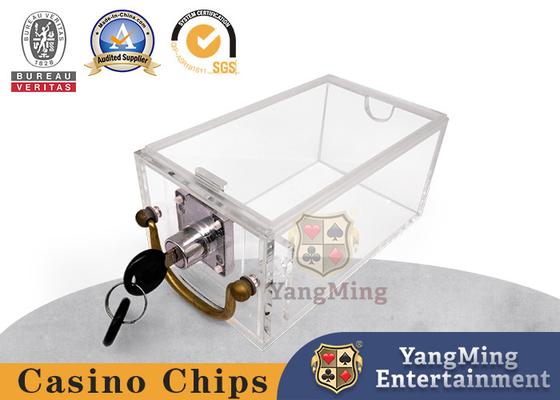 شراء شفاف أكريليك مخصص تكساس باكارات بوكر الجدول بطاقة مربع 6 مجموعات التصنيع عبر الإنترنت
