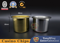 Gambling Table Dedicated Single Aluminum Jumbo Poker Table Cup Holder