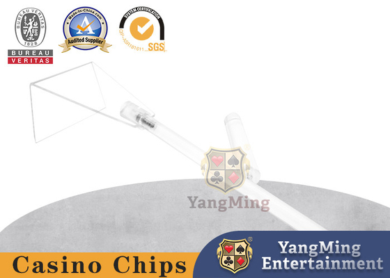 شراء شفاف بالكامل أكريليك بلاستيك قابل للسحب بوكر رقاقة كونترتوب قطف الخليع التصنيع عبر الإنترنت