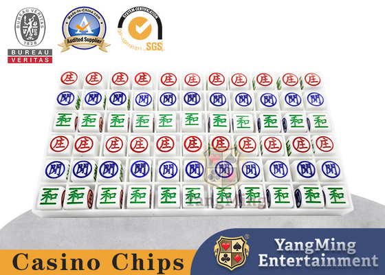 شراء منحوتة من Baccarat Dragon Tiger Dewdrops 66 ملحقات طاولة البوكر مع بكرة التصنيع عبر الإنترنت
