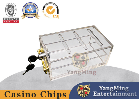 شراء باكارات تكساس هولدم 8 أزواج من صندوق البوكر الأكريليكي التصنيع عبر الإنترنت