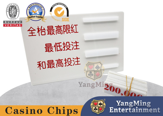 شراء تخصيص Baccarat Tale Betting Card ملحقات لعبة كازينو كونترتوب التصنيع عبر الإنترنت