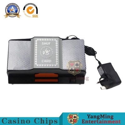 Universal Texas Baccarat Table Shuffler 2 Sets Of Poker Solitaire Plastic Card Battery Power Supply