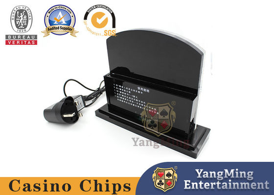 ABS Dragon Tiger Limit Sign وطاولة البوكر محدودة البطاقة الحمراء كازينو طاولة البوكر لعبة LED الرهان الإلكتروني