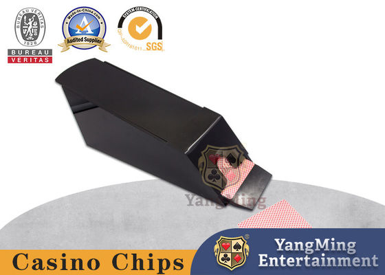 تصميم جديد أسود 8 أزواج بطاقات البوكر كازينو طاولة الباكارات تكساس لعبة طاولة تاجر الأحذية